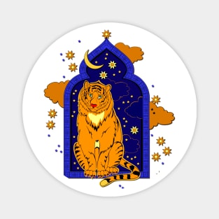 Fantasy tiger Magnet